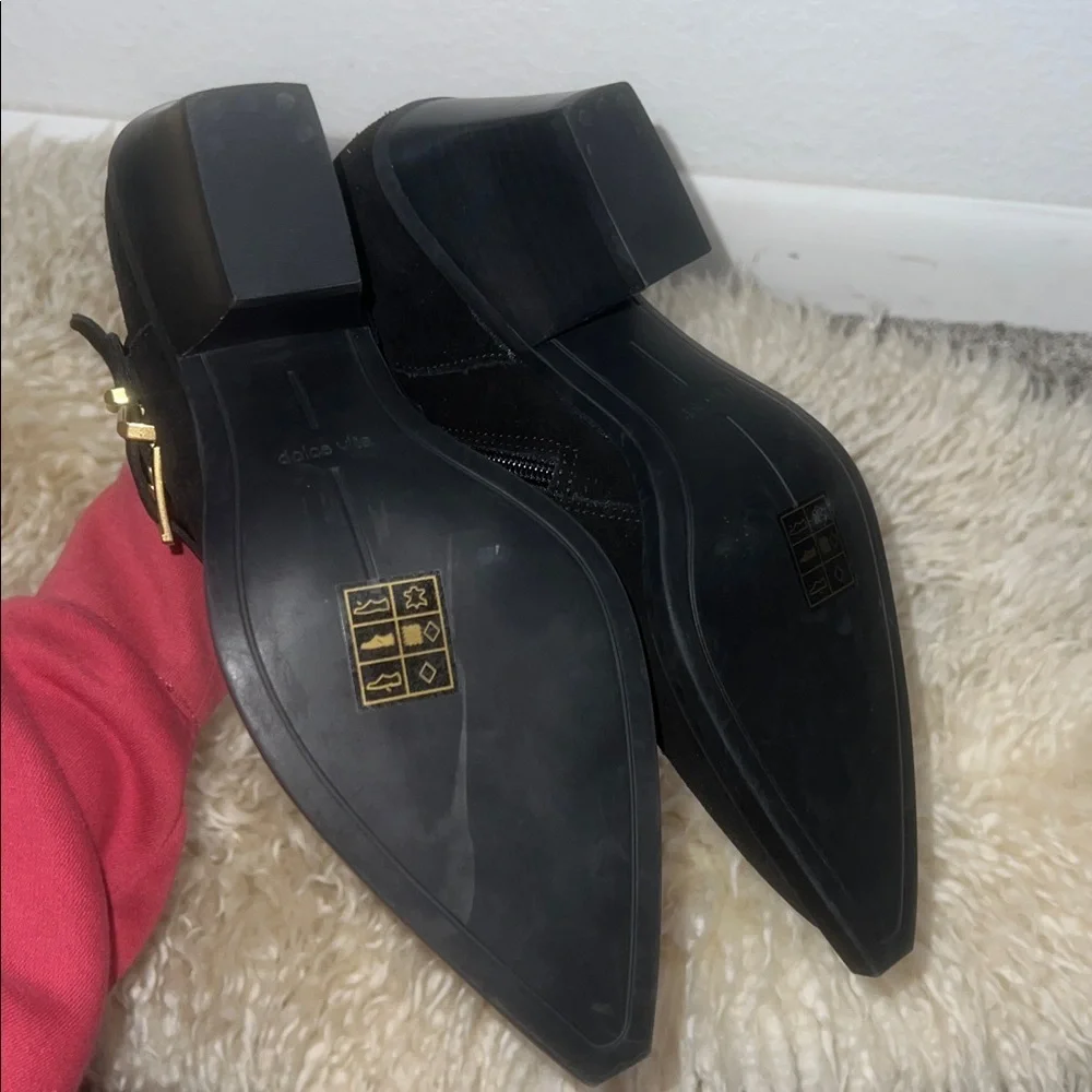 DOLCE VITA RAYNER SUEDE HEELED SUEDE BOOTIE - Picture 6 of 10